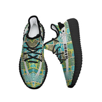 Hawaiian Sneakers YZ Seamless Exotic Tiki Pattern - Polynesian Pride