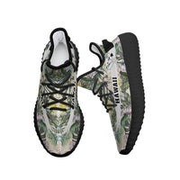 Hawaiian Sneakers YZ Tropical Jungle Parrots And Flamingos - Polynesian Pride