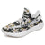 Hawaiian Sneakers YZ Tropical Toucans Hibiscus Palm Leaves White - Polynesian Pride