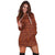 Hawaiian Traditional Aboriginal Pattern Polynesian Hoodie Dress - AH - Polynesian Pride