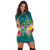 Hawaiian Tropical Strelitzia Plumeria Orchids Hibiscus Polynesian Hoodie Dress - AH - Polynesian Pride