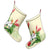 Hawaiian Tropical Wonderful Hibiscus Plumeria Strelitzia Christmas Stocking - AH - Polynesian Pride