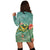 Hawaiian Turtle And Hibiscus Polynesian Hoodie Dress - AH - Polynesian Pride