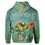 Custom Hawaiian Turtle and Hibiscus Polynesian Hoodie - Polynesian Pride