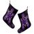 Hawaiian Turtle And Hibiscus Polynesian Christmas Stocking Violet - AH - Polynesian Pride