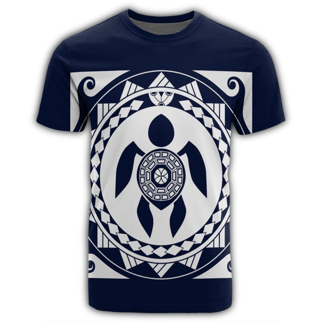 Hawaiian Turtle Pattern T Shirt AH - Polynesian Pride