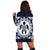 Hawaiian Turtle Pattern Hoodie Dress - AH - Polynesian Pride