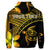 Custom Hawaiian Turtle Plumeria Kakau Polynesian Quilt Hoodie Neo Yellow - Polynesian Pride