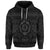 Custom Hawaiian Turtle Polyensian Tribal Hoodie Gray - Polynesian Pride