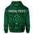 Custom Hawaiian Turtle Polyensian Tribal Hoodie Green - Polynesian Pride