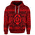 Custom Hawaiian Turtle Polyensian Tribal Hoodie Red - Polynesian Pride