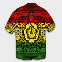 Hawaiian Turtle Polyensian Tribal Hawaiian Shirt Reggae AH - Polynesian Pride
