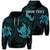 Custom Hawaiian Two Turtle Polynesian Hoodie Blue Unisex Art - Polynesian Pride