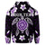 Custom Hawaiian Violet Turtle Plumeria Hoodie - Polynesian Pride