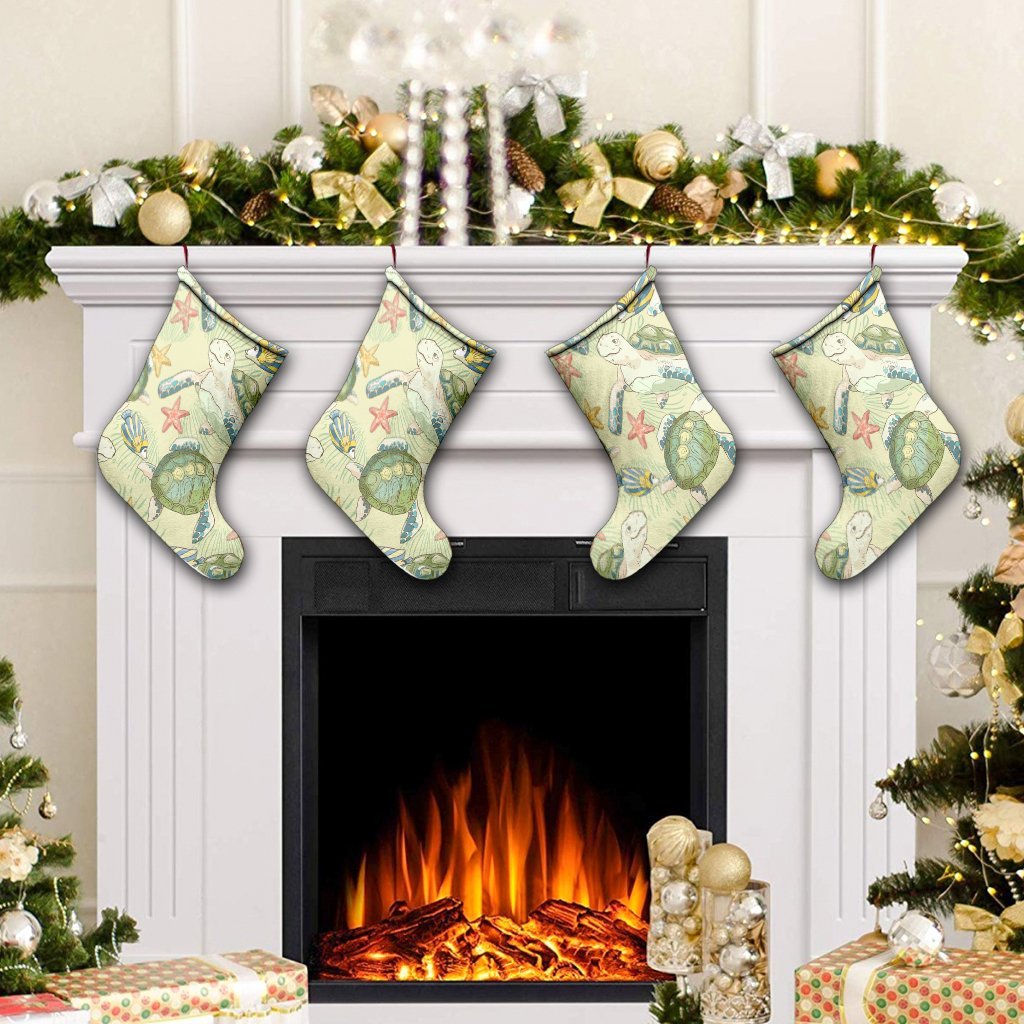 Hawaiian World Animals In Sea Christmas Stocking - AH - Polynesian Pride