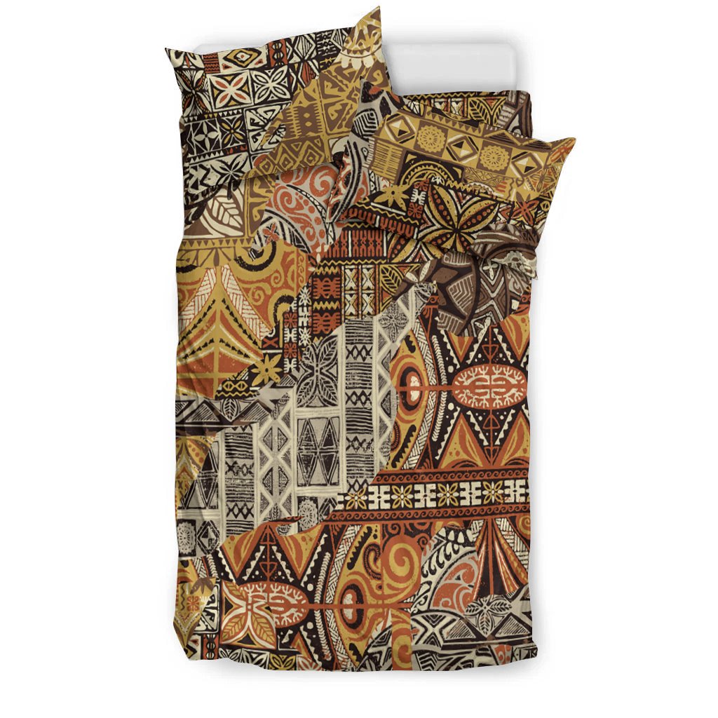 Polynesian Bedding Set - Tribal Fabric Patchwork Special Style - Polynesian Pride