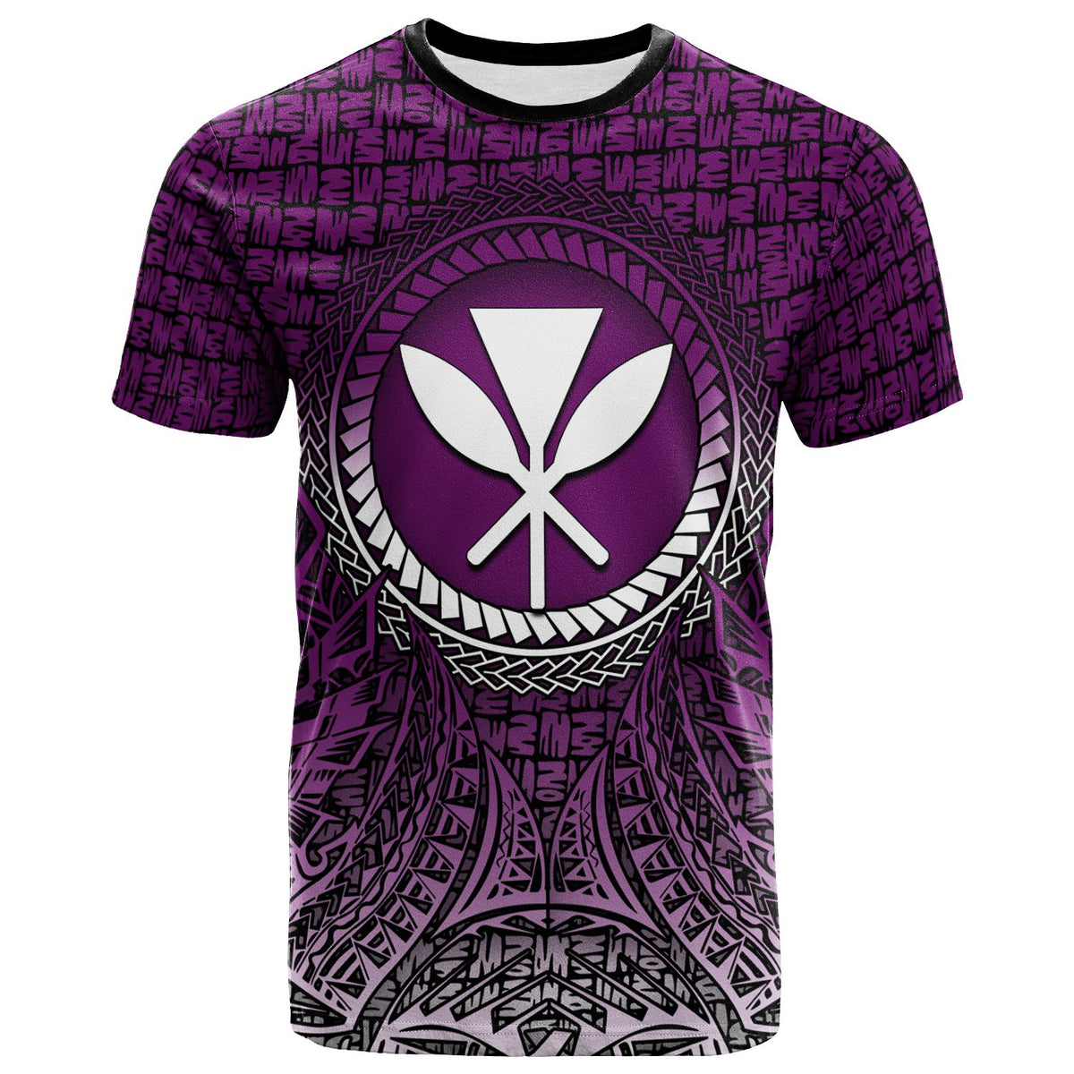 Hawaii T Shirt Polynesian Circle Pattern Purple Unisex Purple - Polynesian Pride