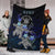 Niue Polynesian Premium Blanket - Blue Turtle Couple - Polynesian Pride