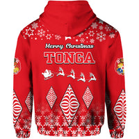 Tonga Kupesi Ngatu Merry Christmas Hoodie LT9 - Polynesian Pride