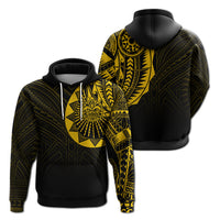 Polynesian Full Sleeve Tattoo Hoodie Gold Vibes LT7 - Polynesian Pride