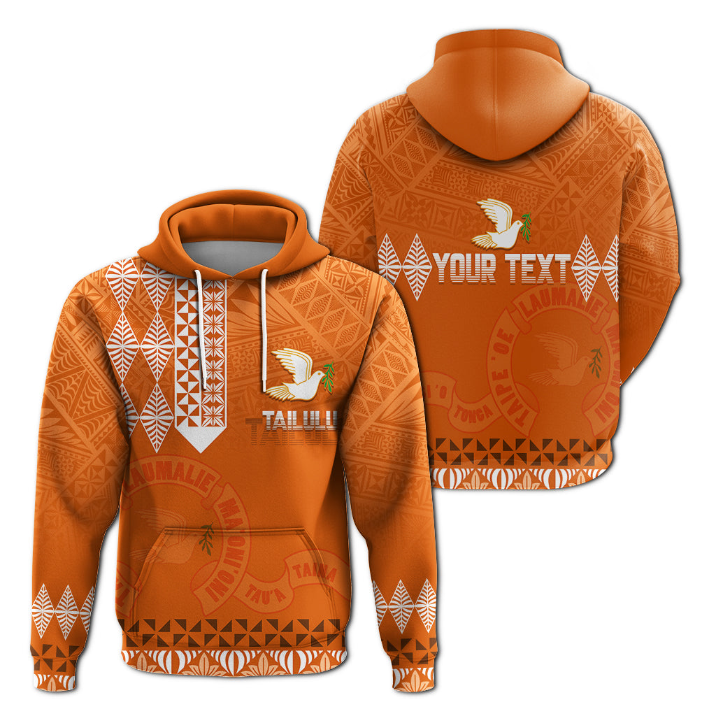 Custom Tonga Kolisi Tailulu Haapai Hoodie White Dove LT7 - Polynesian Pride