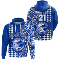 Custom Hawaii Kailua High School Hoodie Tribal Kakau LT9 - Polynesian Pride