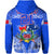 Custom Toa Samoa Polynesian Rugby Hoodie Samoan Flag Blue Color LT9 - Polynesian Pride