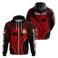 Kolisi Tonga Atele Custom Hoodie Roaring Lion LT7 - Polynesian Pride