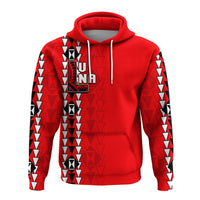 Hawaii Lahainaluna High Mix Kakau Hoodie LT6 Pullover Hoodie Red - Polynesian Pride