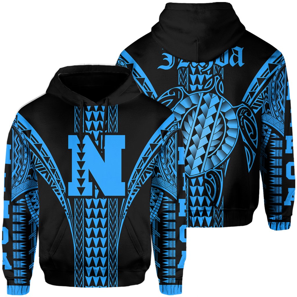 Nihoa Island Polynesian Hoodie Comely Style Unisex Blue - Polynesian Pride
