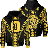 Oahu Island Polynesian Hoodie Comely Style Unisex Yellow - Polynesian Pride