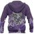 Maori Manaia The Blue Sea Hoodie, Purple - Polynesian Pride