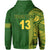 Custom Cook Islands Rugby Hoodie Notable Custom Text and Number - Polynesian Pride