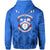 Custom APIFOOU COLLEGE Zip Hoodie Blue Sky - Polynesian Pride