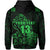 Custom Aotearoa Super Rugby Hoodie Maori Kiwi Green Custom Text and Number - Polynesian Pride