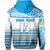 Custom Tuvalu Rugby Hoodie Special Custom Text and Number - Polynesian Pride