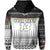 Custom Vanuatu Rugby Hoodie Impressive Version Black Custom Text and Number - Polynesian Pride