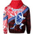 Custom Manu Samoa Rugby Hoodie Dab Trend Creative Red - Polynesian Pride