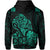 Aotearoa Super Rugby Hoodie Maori Kiwi Turquoise - Polynesian Pride