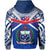 Custom Manu Samoa Hoodie Simple Coat of Arms Rugby - Polynesian Pride