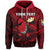 Custom Tonga Rugby Hoodie Dab Trend Creative Unisex Red - Polynesian Pride