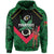 Custom Vanuatu Rugby Hoodie Flag Style Unisex Green - Polynesian Pride