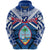 Custom Guam Rugby Hoodie Spirit Unisex Blue - Polynesian Pride