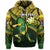 Custom Cook Islands Rugby Zip Hoodie Dab Trend Creative Unisex Green - Polynesian Pride