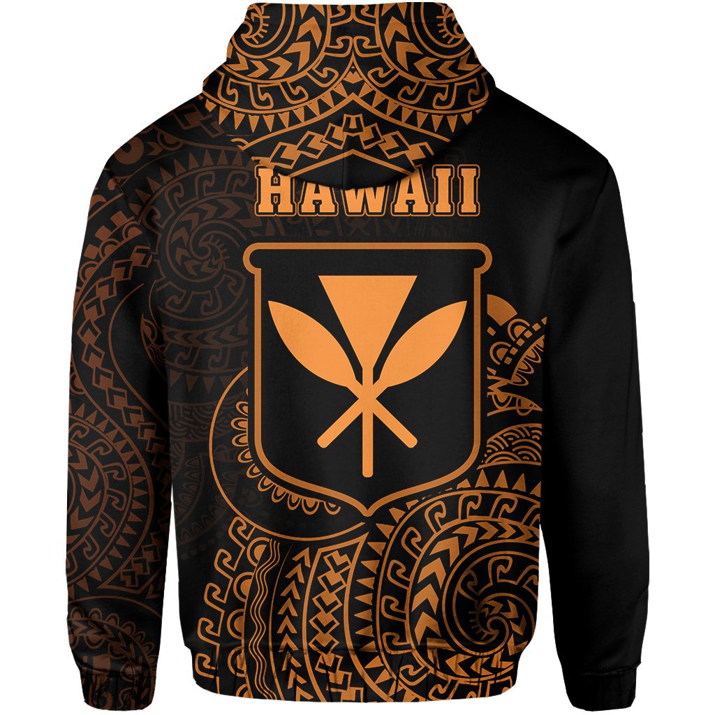 Polynesian Warrior Helmet Kanaka Maoli Hawaii Hoodie - Polynesian Pride