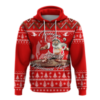 Custom Tonga Christmas Kilisimasi Fiefia Santas Polynesia Hoodie LT2 - Polynesian Pride
