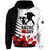 Custom New Zealand ANZAC Day Hoodie Military Silver Ferns and Red Poppy LT9 Pullover Hoodie Black - Polynesian Pride