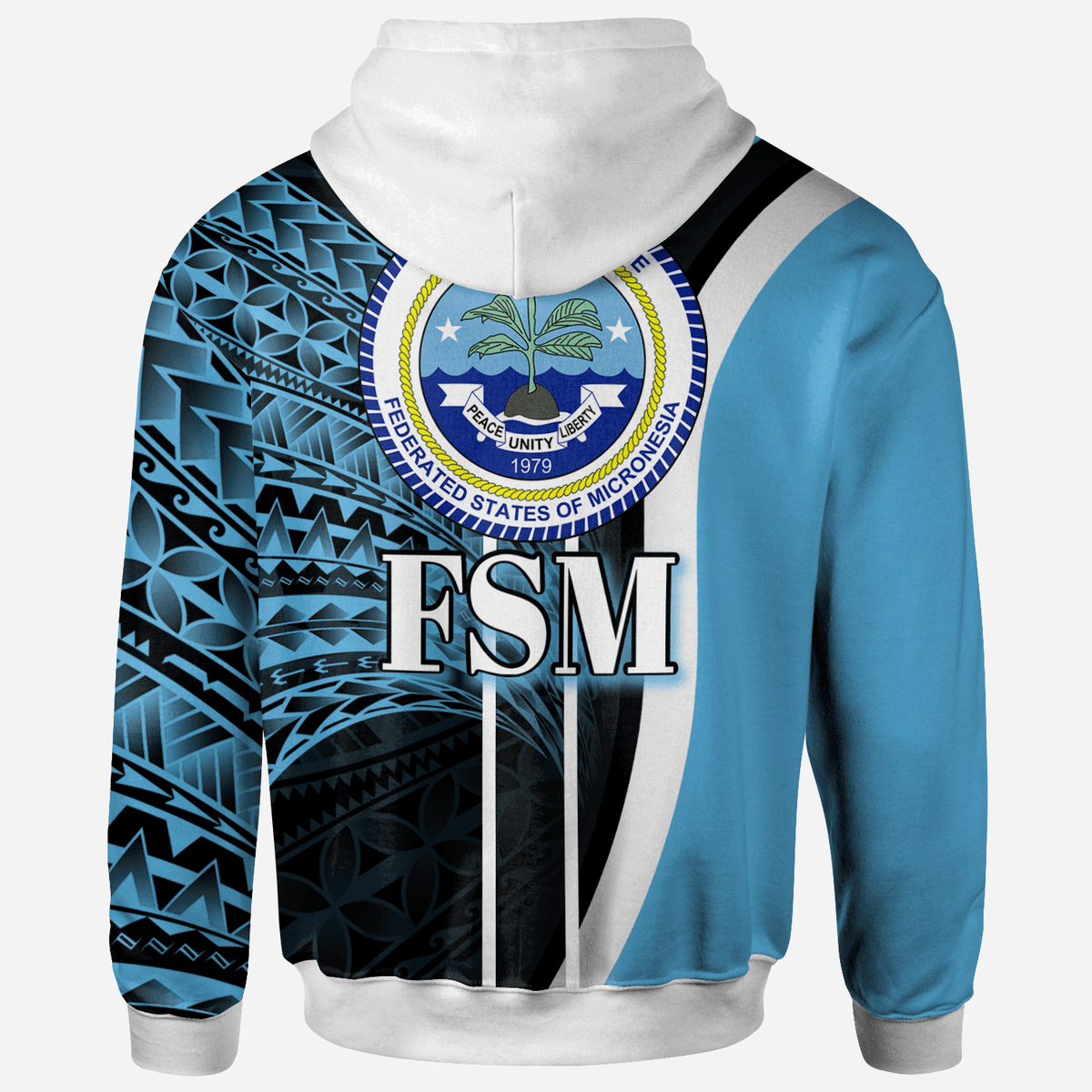 Federated States of Micronesia Zip Hoodie Special - Polynesian Pride