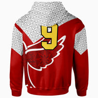 Tonga Custom Zip up Hoodie Dynamic Sport - Polynesian Pride