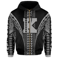 Kahoolawe Island Polynesian Hoodie Zip Comely Style - Polynesian Pride
